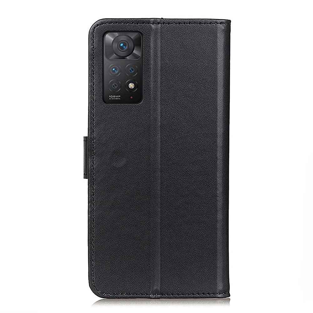 Xiaomi Redmi Note 12 Pro 4G / 11 Pro 4G (MediaTek) / Note 11 Pro 5G (Qualcomm) Texturerat PU-läder + TPU Heltäckande mobilskal Stativ Plånboksfodral