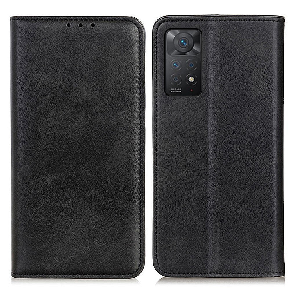 Xiaomi Redmi Note 12 Pro 4G / 11 Pro 4G (MediaTek) / Note 11 Pro 5G (Qualcomm) Magnetiskt absorberande plånboksfodral Flip Book Stand Delat läder helkroppsskyddande fodral