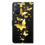 Xiaomi Redmi Note 12 Pro 4G / 11 Pro 4G (MediaTek) / Note 11 Pro 5G (Qualcomm) Plånboksfodral med 3D-mönstertryck, PU-läder, stativ, fällbart fodral med rem