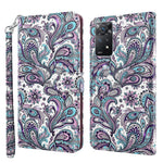 Xiaomi Redmi Note 12 Pro 4G / 11 Pro 4G (MediaTek) / Note 11 Pro 5G (Qualcomm) Plånboksfodral med 3D-mönstertryck, PU-läder, stativ, fällbart fodral med rem