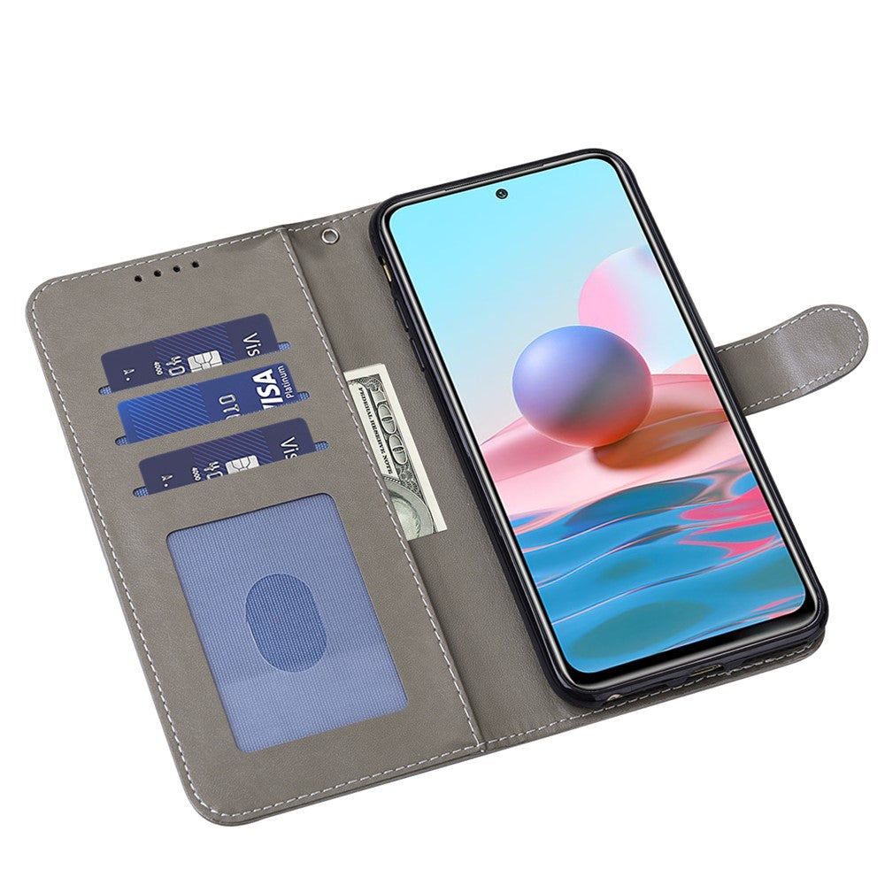 For Xiaomi Redmi Note 12 Pro 4G / 11 Pro 4G (MediaTek) / Note 11 Pro 5G (Qualcomm) Imprinted Stylish Deer Tree Pattern Stand Wallet PU Leather+TPU Anti-scratch Magnetic Cover