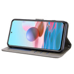 For Xiaomi Redmi Note 12 Pro 4G / 11 Pro 4G (MediaTek) / Note 11 Pro 5G (Qualcomm) Imprinted Stylish Deer Tree Pattern Stand Wallet PU Leather+TPU Anti-scratch Magnetic Cover