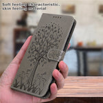For Xiaomi Redmi Note 12 Pro 4G / 11 Pro 4G (MediaTek) / Note 11 Pro 5G (Qualcomm) Imprinted Stylish Deer Tree Pattern Stand Wallet PU Leather+TPU Anti-scratch Magnetic Cover