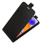 For Xiaomi Redmi Note 12 Pro 4G / 11 Pro 4G (MediaTek) / Note 11 Pro 5G (Qualcomm) Crazy Horse Texture PU Leather Vertical Flip Card Holder Mobile Phone Case Shell