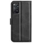 For Xiaomi Redmi Note 12 Pro 4G / 11 Pro 4G (MediaTek) / Note 11 Pro 5G (Qualcomm) Magnetic Clasp Textured PU Leather Cover Wallet Stand Phone Case