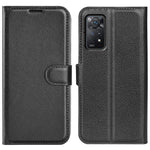 For Xiaomi Redmi Note 12 Pro 4G / 11 Pro 4G (Mediatek) / Note 11 Pro 5G (Qualcomm) Litchi Texture Wallet Stand PU Leather Phone Cover