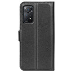 For Xiaomi Redmi Note 12 Pro 4G / 11 Pro 4G (Mediatek) / Note 11 Pro 5G (Qualcomm) Litchi Texture Wallet Stand PU Leather Phone Cover