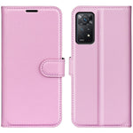 For Xiaomi Redmi Note 12 Pro 4G / 11 Pro 4G (Mediatek) / Note 11 Pro 5G (Qualcomm) Litchi Texture Wallet Stand PU Leather Phone Cover
