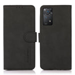 KHAZNEH för Xiaomi Redmi Note 12 Pro 4G / 11 Pro 4G (MediaTek) / Note 11 Pro 5G (Qualcomm) Texturerat Läderplånboksfodral med Stativ, Magnetiskt Flipfodral
