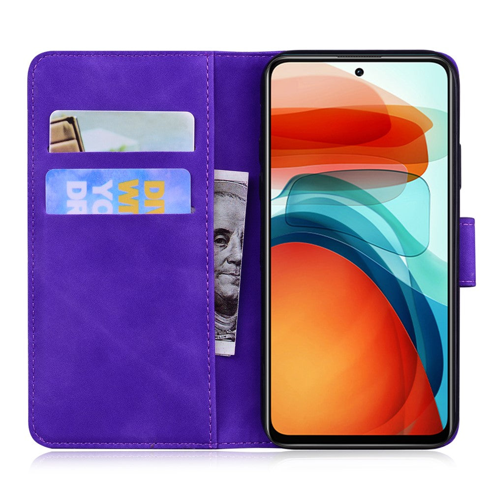 Magnetic Closure Case for Xiaomi 12 Pro 5G/12S Pro 5G/12 Pro (Dimensity) 5G Shockproof Phone Case with Wallet/Stand Butterfly Pattern Printed PU Leather Flip Cover