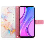 YB Pattern Printing Leather Series-5 for Xiaomi 12 Pro 5G/12S Pro 5G/12 Pro (Dimensity) 5G PU Leather Book Wallet Case Stand Feature Marble Pattern Magnetic Flip Wrist Strap Phone Cover