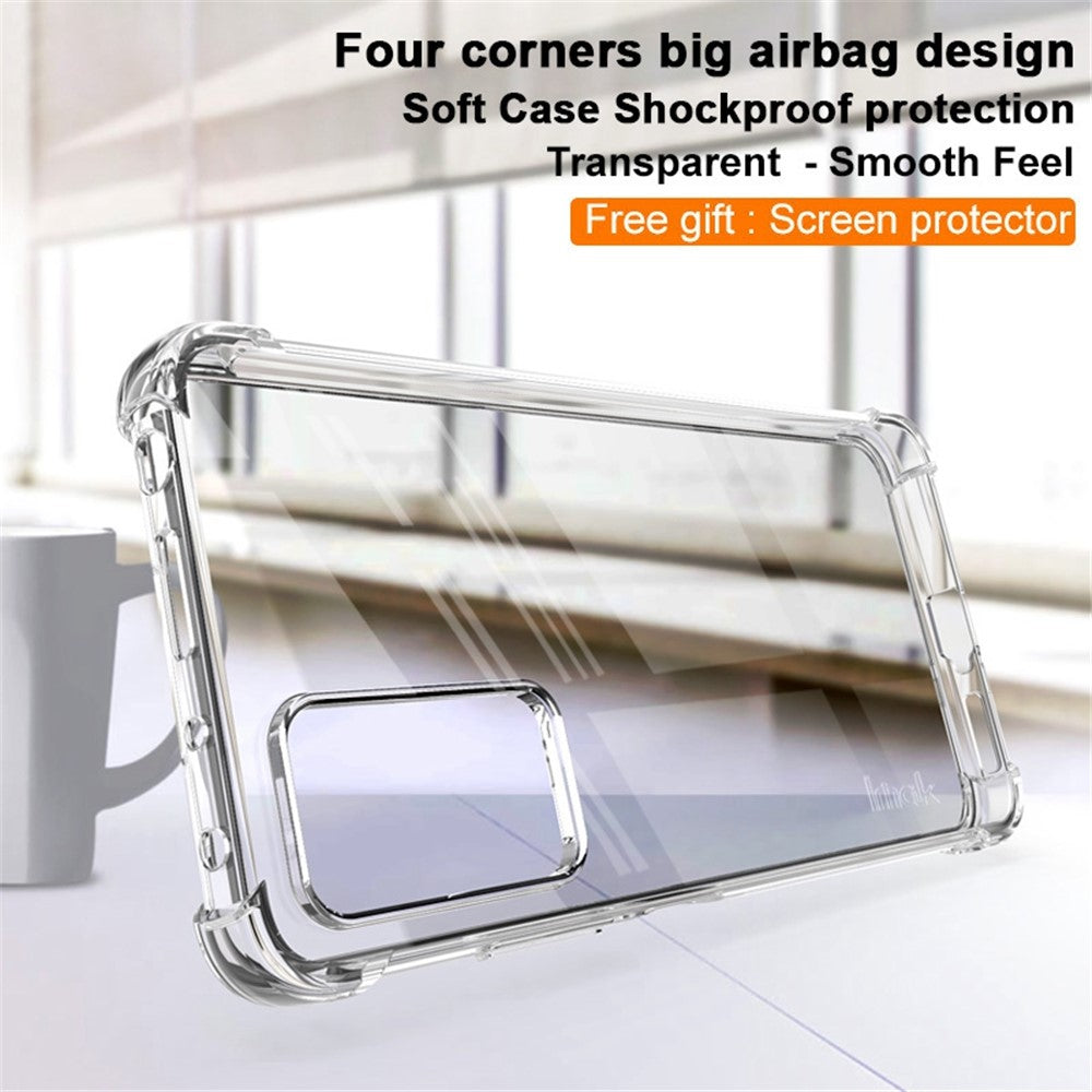 IMAK For Xiaomi Redmi Note 11E Pro 5G/Note 11 Pro 4G (Mediatek)/Note 11 Pro 5G (Qualcomm)/Note 11 Pro+ 5G Airbag Slim Case TPU Phone Protective Cover with Screen Protector