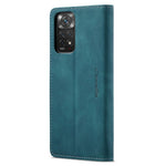 CASEME 013-serien för Xiaomi Redmi Note 11 4G (Qualcomm)/Note 11S 4G PU-läder stativ plånboksfodral självabsorberande magnetiskt mobilskal