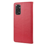 For Xiaomi Redmi Note 11 4G (Qualcomm)/Redmi Note 11S 4G Imprinted Flowers Butterflies Pattern PU Leather Cover Wallet Stand Phone Case Shell