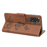 For Xiaomi Redmi Note 11 4G (Qualcomm)/Redmi Note 11S 4G Smart Phone Shell Imprinted Big Butterflies Leather Mobile Phone Case Wallet Stand Covering