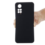 For Xiaomi Redmi Note 11S 4G / Redmi Note 11 4G (Qualcomm) Liquid Silicone Phone Case Silky-Soft Anti-Scratch Protective Cover with Strap