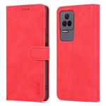 AZNS for Xiaomi Redmi K50/K50 Pro PU Leather Wallet Case Foldable Stand Phone Full-protection Cover