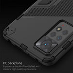 For Xiaomi Redmi Note 12 Pro 4G / 11 Pro 4G (MediaTek) / Note 11 Pro 5G (Qualcomm) Hard PC + Soft TPU Kickstand Phone Case