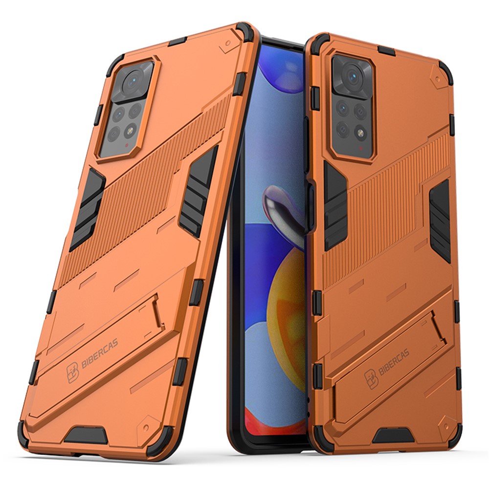 Xiaomi Redmi Note 12 Pro 4G / 11 Pro 4G (MediaTek) / Note 11 Pro 5G (Qualcomm) Hårt PC + Mjukt TPU Stativ mobilskal