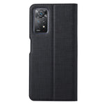 VILI DMX-serien för Xiaomi Redmi Note 12 Pro 4G / 11 Pro 4G (MediaTek) / Note 11 Pro 5G (Qualcomm) PU-läder, fallskyddande stativ, mobilskal med korthållare