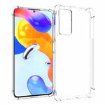 Stødsikkert, skridsikkert og blødt TPU-cover med gennemsigtig bagside til Xiaomi Redmi Note 12 Pro 4G / 11 Pro 4G (MediaTek) / Note 11 Pro 5G (Qualcomm), mobilcover