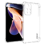 ENKAY HAT PRINCE til Xiaomi Redmi Note 11 Pro 5G (Kina) (MediaTek)/11 Pro+ 5G, krystalklart cover med faldsikring i alle fire hjørner, skridsikker kant, TPU-mobilskal