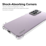 ENKAY HAT PRINCE til Xiaomi Redmi Note 11 Pro 5G (Kina) (MediaTek)/11 Pro+ 5G, krystalklart cover med faldsikring i alle fire hjørner, skridsikker kant, TPU-mobilskal