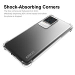 ENKAY HAT PRINCE krystalklart slimcover til Xiaomi Redmi K50 Pro/K50, TPU-stødbeskyttelse med forstærkede fire hjørner og skridsikre kanter