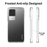 ENKAY HAT PRINCE krystalklart slimcover til Xiaomi Redmi K50 Pro/K50, TPU-stødbeskyttelse med forstærkede fire hjørner og skridsikre kanter