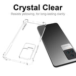 ENKAY HAT PRINCE krystalklart slimcover til Xiaomi Redmi K50 Pro/K50, TPU-stødbeskyttelse med forstærkede fire hjørner og skridsikre kanter