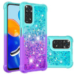 For Xiaomi Redmi Note 11S 4G / Redmi Note 11 4G (Qualcomm) TPU Case Gradient Quicksand Phone Back Cover
