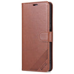 AZNS For Xiaomi Redmi K50 Pro/K50 Wallet Phone Case Textured PU Leather Folio Flip Book Cover TPU Shockproof Stand Case