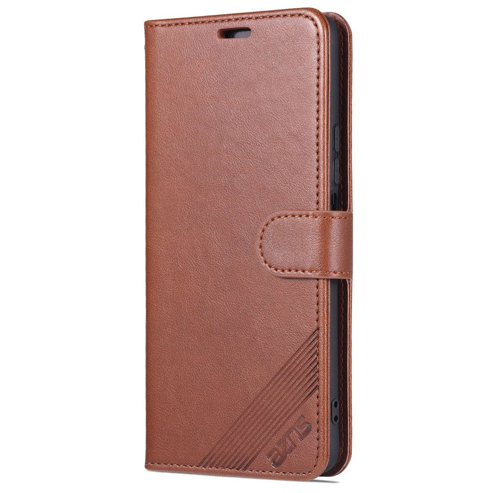 AZNS For Xiaomi Redmi K50 Pro/K50 Wallet Phone Case Textured PU Leather Folio Flip Book Cover TPU Shockproof Stand Case