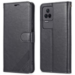 AZNS For Xiaomi Redmi K50 Pro/K50 Wallet Phone Case Textured PU Leather Folio Flip Book Cover TPU Shockproof Stand Case