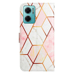 YB Pattern Printing Leather Series-5 for Xiaomi Redmi 10 Prime+ 5G / Redmi Note 11E 5G / Redmi 10 5G, Marble Pattern Leather Case 360 Degree Wrapped Stand Wallet Phone Shell