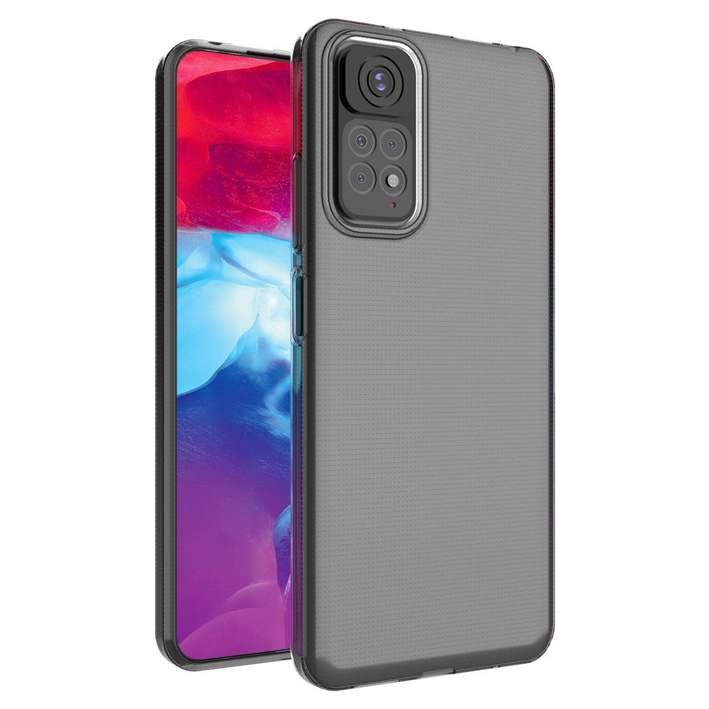 Xiaomi Redmi Note 11S 4G / Redmi Note 11 4G (Qualcomm) Mjukt TPU Mobilskal Väska HD Transparent Ultratunt Flexibelt Skyddande mobilfodral