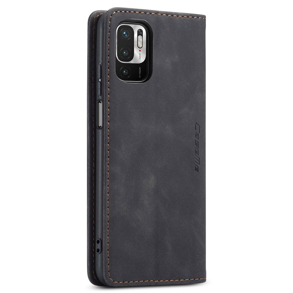 For Xiaomi Redmi Note 10 5G/Redmi Note 10T 5G/Poco M3 Pro 4G/5G CASEME 013 Series PU Leather Case Folio Stand Wallet Magnetic Auto Closing Protective Cover