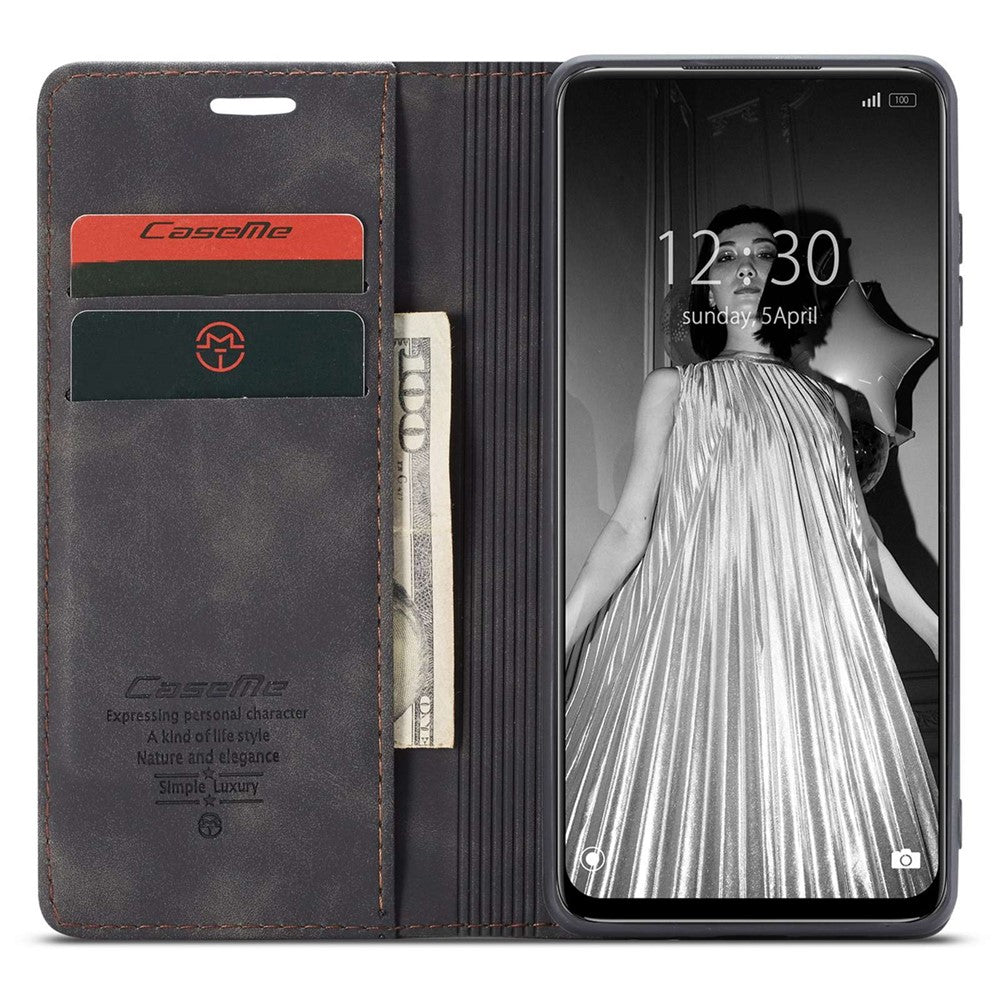 For Xiaomi Redmi Note 10 5G/Redmi Note 10T 5G/Poco M3 Pro 4G/5G CASEME 013 Series PU Leather Case Folio Stand Wallet Magnetic Auto Closing Protective Cover