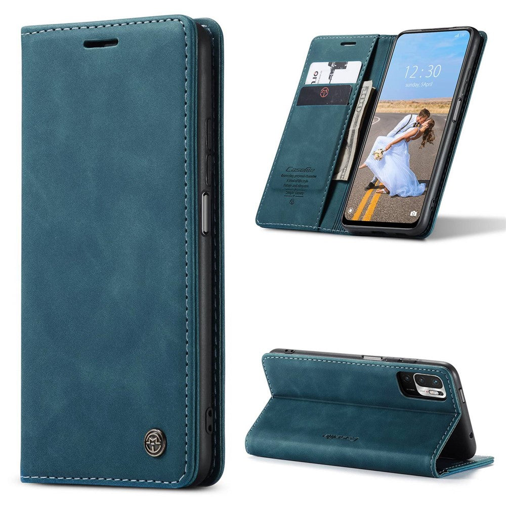 For Xiaomi Redmi Note 10 5G/Redmi Note 10T 5G/Poco M3 Pro 4G/5G CASEME 013 Series PU Leather Case Folio Stand Wallet Magnetic Auto Closing Protective Cover
