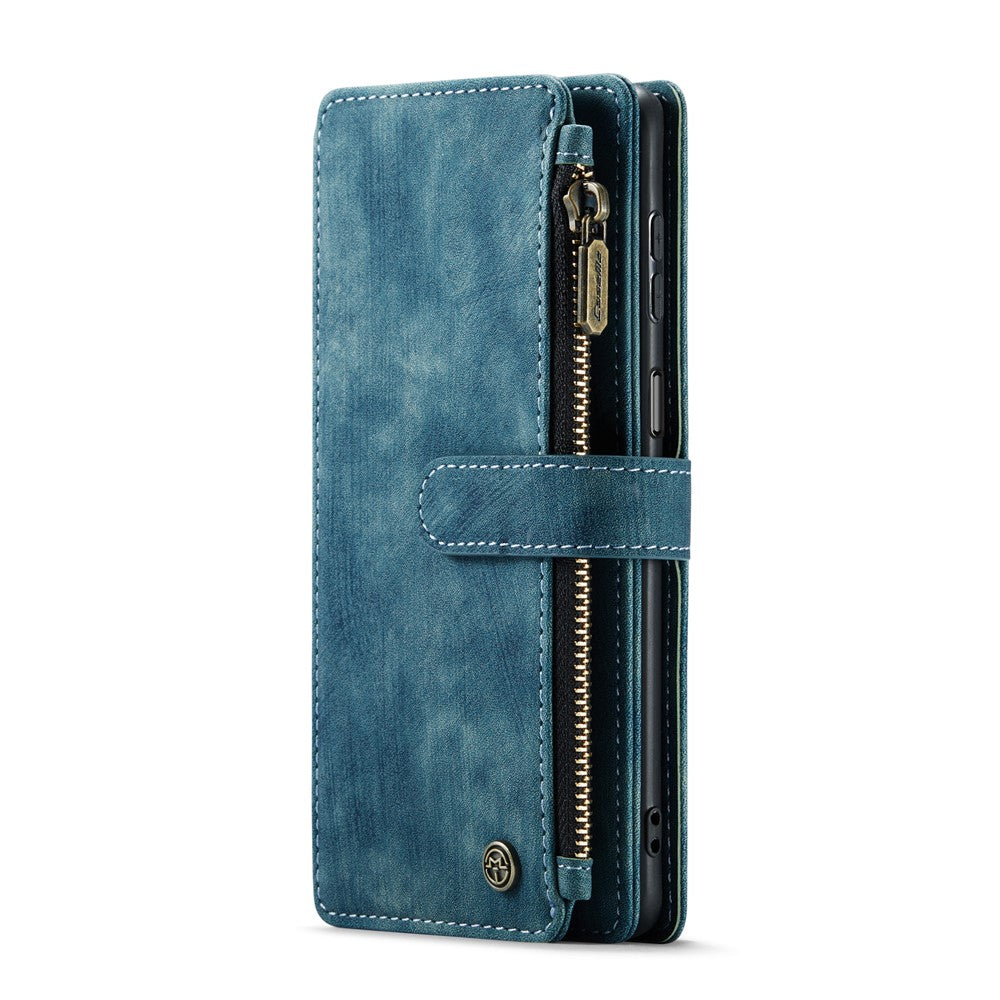 Xiaomi Redmi Note 10 Pro 4G (Global) / (Indien) / Note 10 Pro Max mobilskal med Rem CASEME C30 Dragkedja Flera Korthållare PU-läderfodral