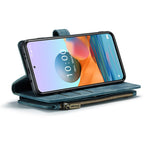 Xiaomi Redmi Note 10 Pro 4G (Global) / (Indien) / Note 10 Pro Max mobilskal med Rem CASEME C30 Dragkedja Flera Korthållare PU-läderfodral