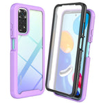 3-in-1 Hybrid Phone Case for Xiaomi Redmi Note 11 4G (Qualcomm)/Note 11S 4G, Full Coverage Drop-Protection Detachable Phone Cover with PET Screen Protector