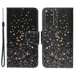 Mönstertryckt läderfodral för Xiaomi Redmi Note 11 4G (Qualcomm)/Note 11S 4G, heltäckande läderskal med plånbok och stativ