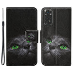 Pattern-Printing Leather Case for Xiaomi Redmi Note 11 4G (Qualcomm)/Note 11S 4G, Full Protection Strap Leather Phone Shell with Wallet and Stand