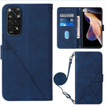 Xiaomi Redmi Note 11S 4G / Redmi Note 11 4G (Qualcomm) Läderfodral med Axelrem Plånboksfodral