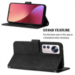 For Xiaomi 12 / 12X / 12S 5G Leather Case with Shoulder Strap Wallet Stand Phone Cover