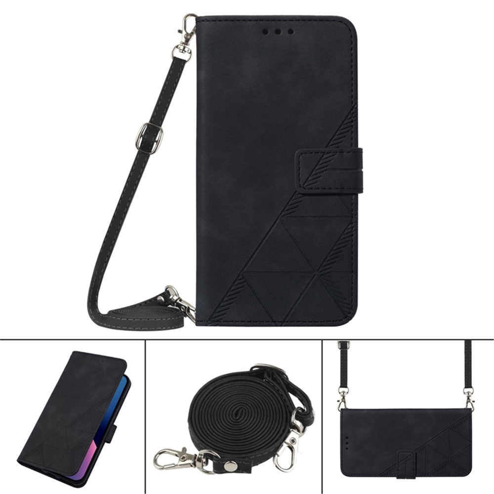 For Xiaomi 12 / 12X / 12S 5G Leather Case with Shoulder Strap Wallet Stand Phone Cover