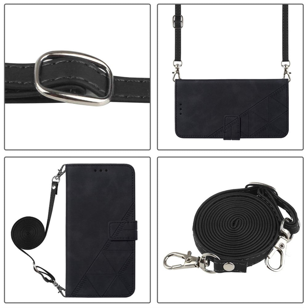 For Xiaomi 12 / 12X / 12S 5G Leather Case with Shoulder Strap Wallet Stand Phone Cover