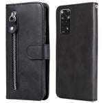 Xiaomi Redmi Note 11 4G (Qualcomm)/Redmi Note 11S 4G Magnetiskt spänne mobilskal Skal Dragkedja Ficka Stötsäkert Flip Plånboksfodral