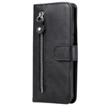 Xiaomi Redmi Note 11 4G (Qualcomm)/Redmi Note 11S 4G Magnetiskt spänne mobilskal Skal Dragkedja Ficka Stötsäkert Flip Plånboksfodral